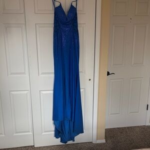 Cinderella Divine Elegant Blue Evening Gown prom dress homecoming dress size 4